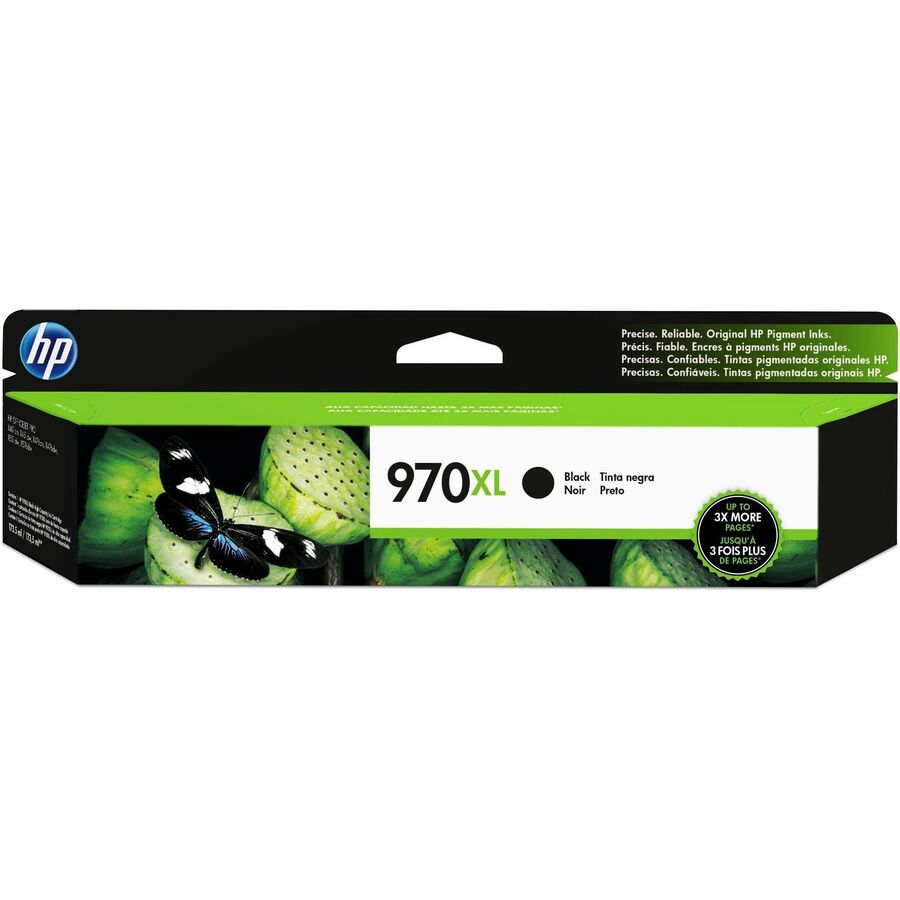 HP 970XL (CN625AM) Original High Yield Inkjet Ink Cartridge - Single Pack - Black - 1 Each - 9200 Pages