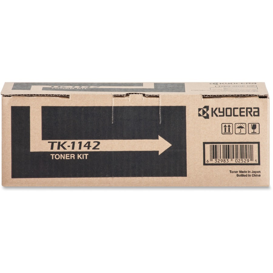 Kyocera TK-1142 Original High Yield Laser Toner Cartridge - Black - 1 Each - 7200 Pages