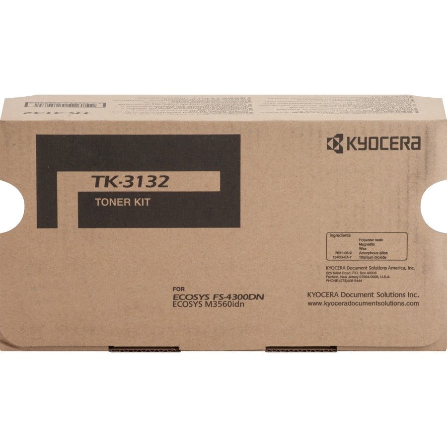 Kyocera Original Standard Yield Laser Toner Cartridge - Black - 1 Each - 25000 Pages