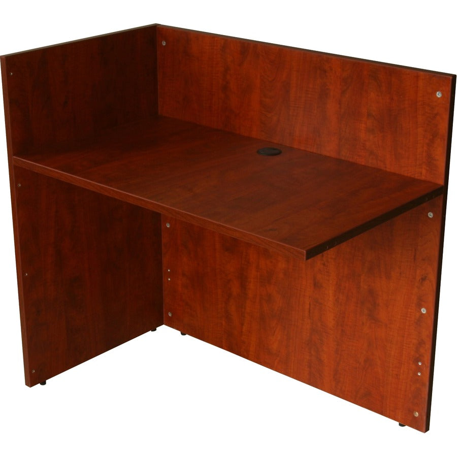 Boss Reception Return - 29" Height x 42" Width x 24" Depth - Assembly Required - Cherry - Wood - 1 Each