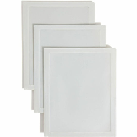 Smead Letter Pocket Folder - 8 1/2" x 11" - 50 Sheets Capacity - 2 Pocket - Polypropylene - Oyster - 5 / Pack