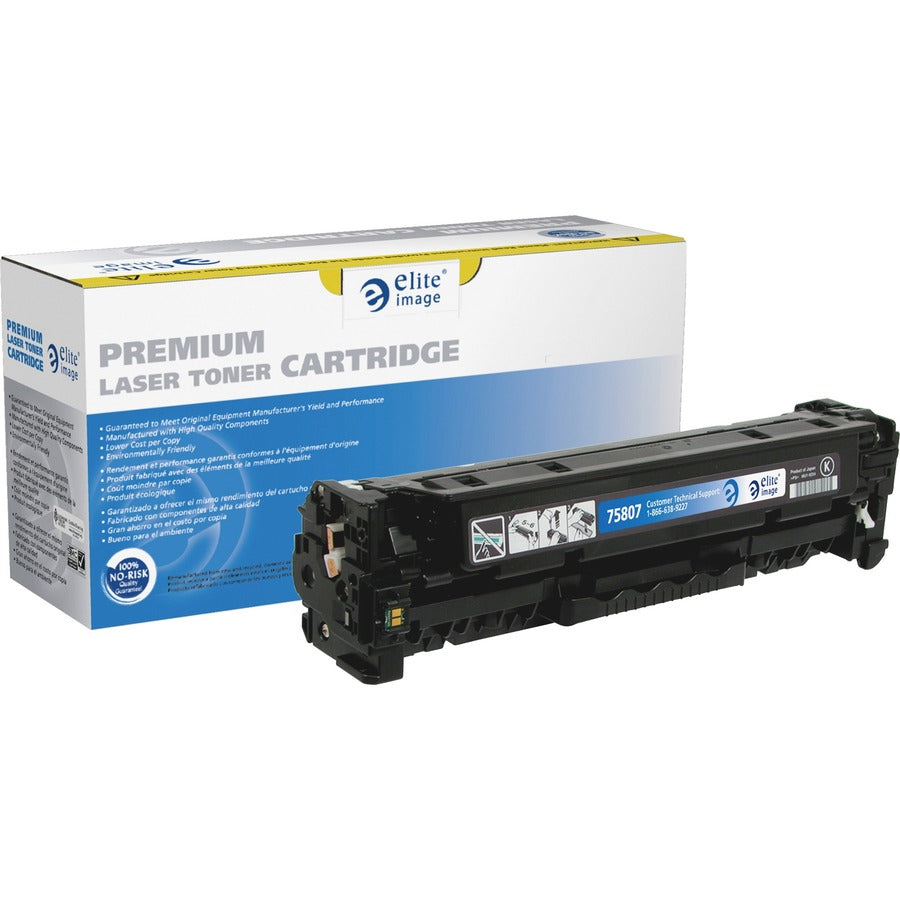 Elite Image Remanufactured High Yield Laser Toner Cartridge 305X (CE410X) - Black - 1 Each - 4000 Pages