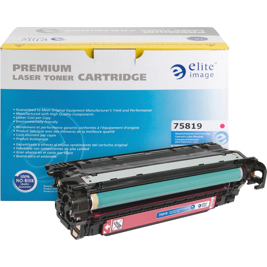 Elite Image Remanufactured Laser Toner Cartridge 507A (CE403A) - Magenta - 1 Each - 6000 Pages