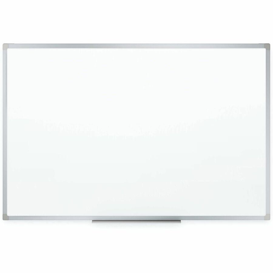 Mead Basic Dry-Erase Board - 35.9" (3 ft) Width x 23.8" (2 ft) Height - White Melamine Surface - Silver Aluminum Frame - Marker Tray - 1 Each
