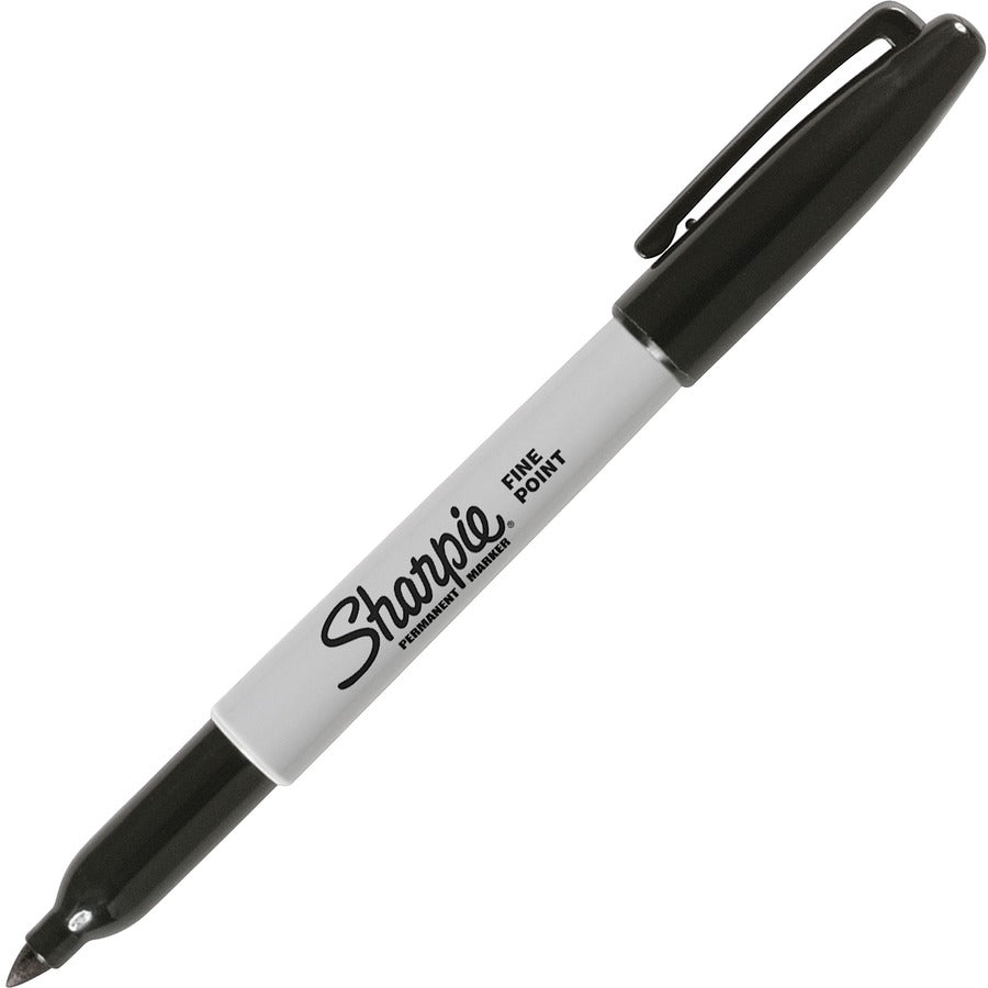 Sharpie Fine Point Permanent Ink Marker - Black Ink - Alcohol Based - 1 Each