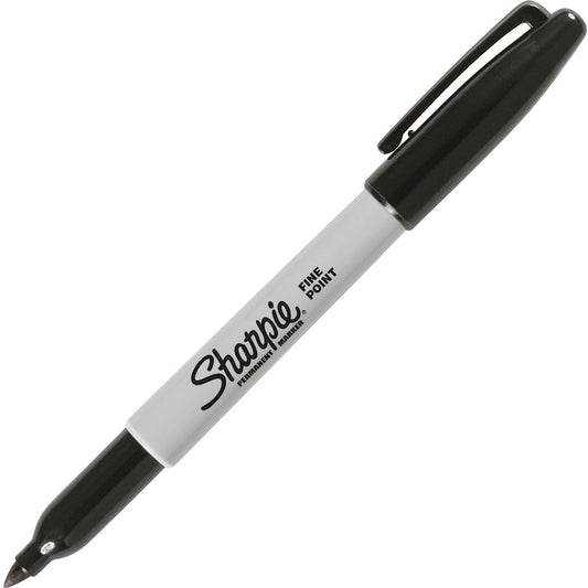 Sharpie Fine Point Permanent Ink Marker - Black Ink - Alcohol Based - 1 Each
