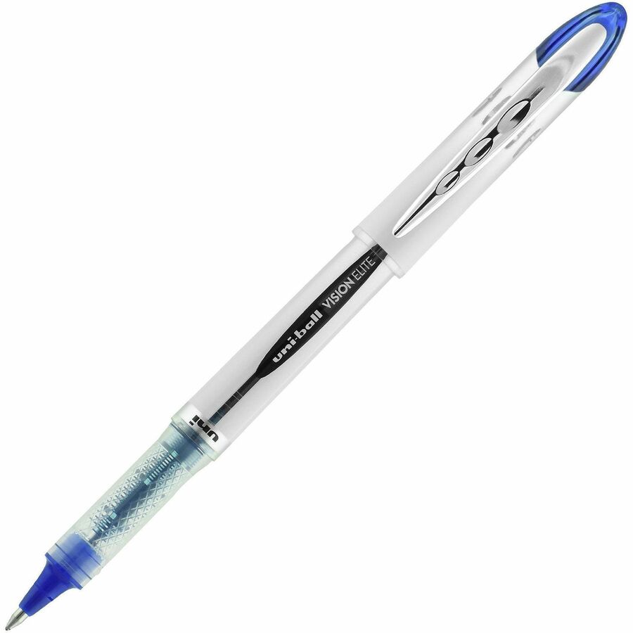 uniball™, Vision Elite Rollerball Pen - Refillable - Blue Ink - Pigment-based - 1 Each