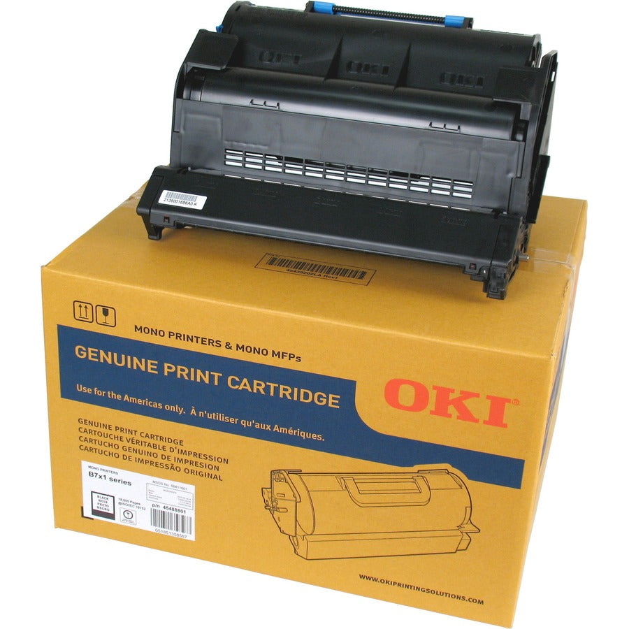 Oki Original Standard Yield LED Toner Cartridge - Black - 1 Each - 18000 Pages