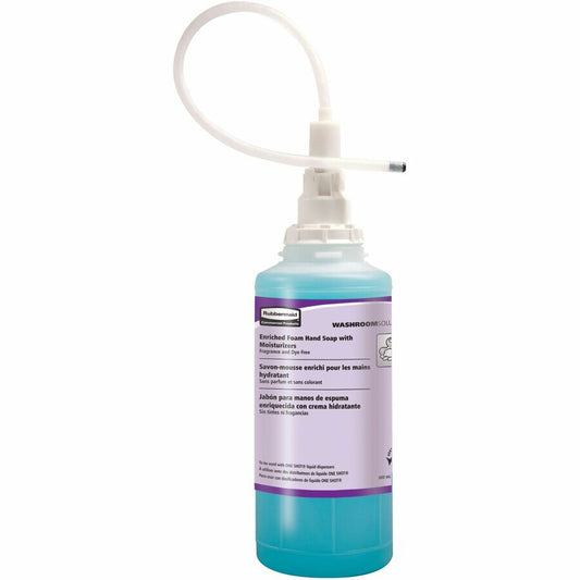 Rubbermaid Commercial Enriched Foam Hand Soap - Fresh Light Citrus Scent - 27.05 fl oz - Skin - Moisturizing - Teal - pH Balanced, Hygienic - 4 / Carton