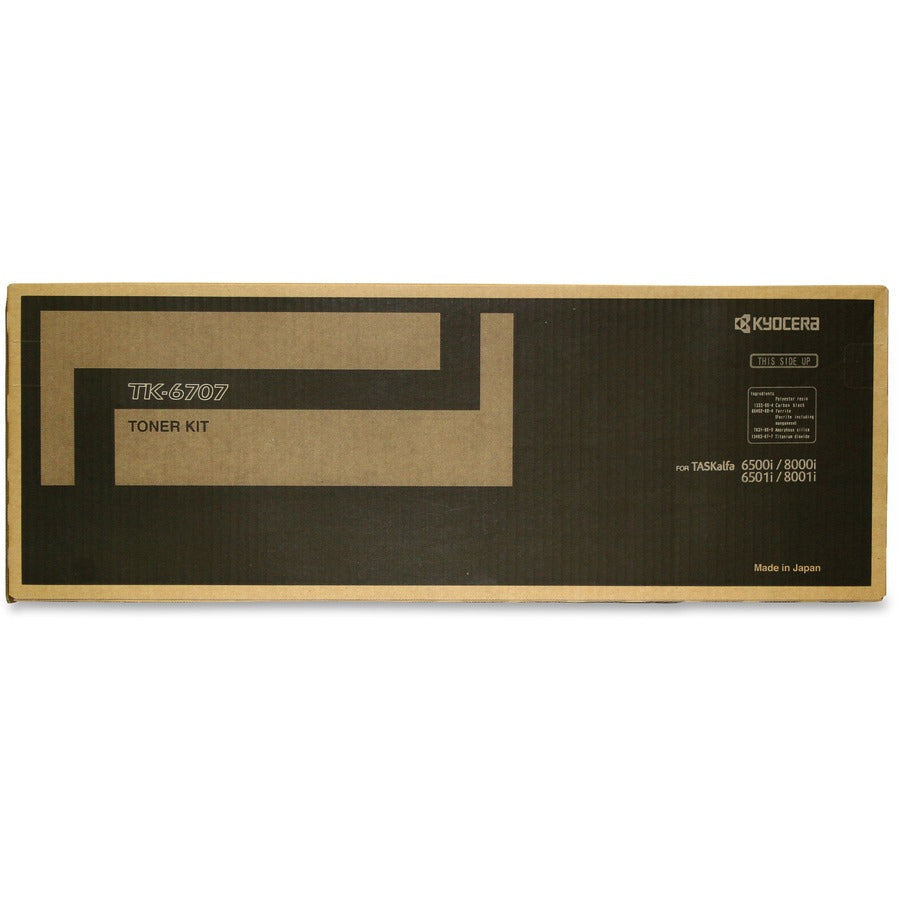 Kyocera TK-6707 Original Laser Toner Cartridge - Black - 1 Each - 70000 Pages