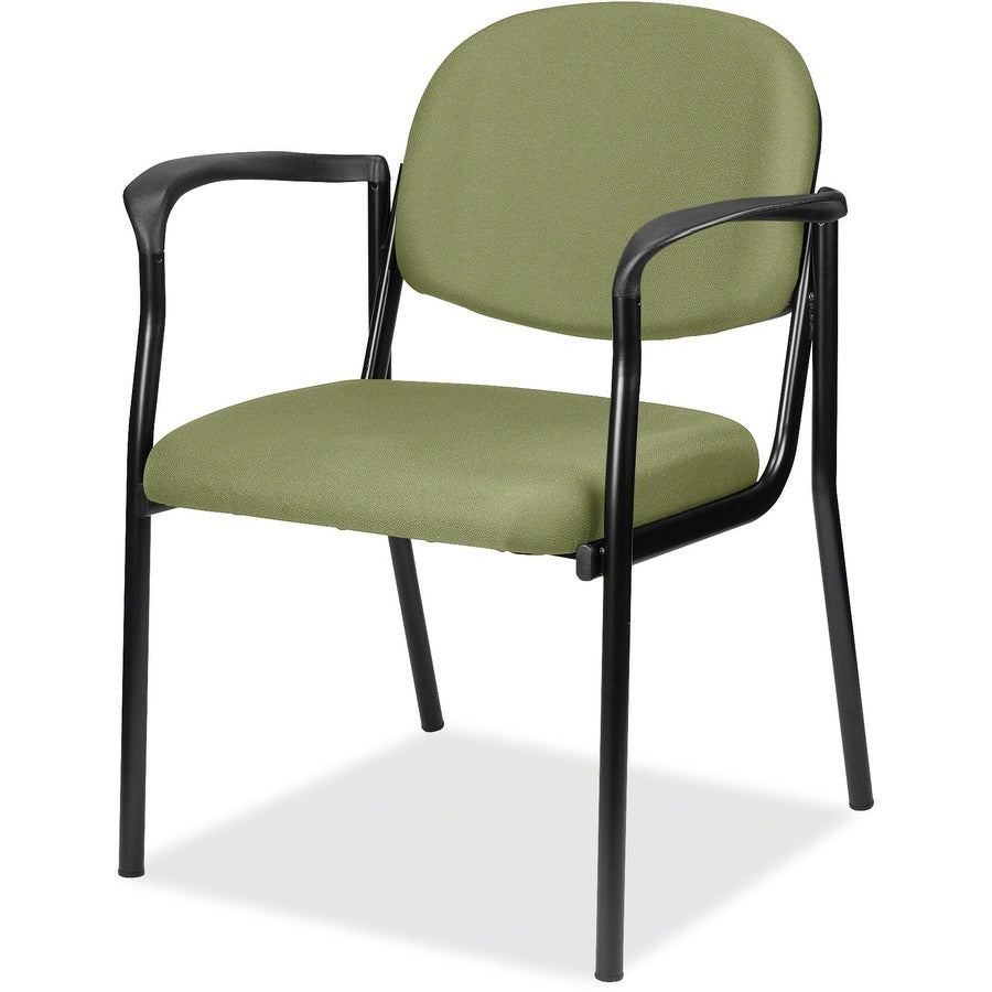 Eurotech Dakota 8011 Guest Chair - Cress Seat Color - Fabric Seat Material - Cress Back Color - Fabric Back Material - Steel Frame Material - Four-legged Base - Fuse Cress - 1 Each
