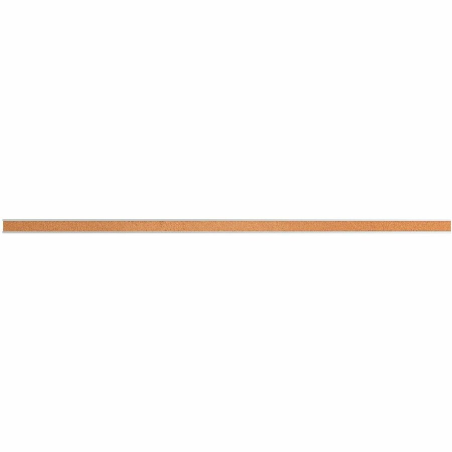 Lorell Cork Strip Bulletin Bar - 18" Board Width - Cork Surface - Self-healing, Fade Resistant, Self-sealing - Anodized Aluminum Frame - 1 Each