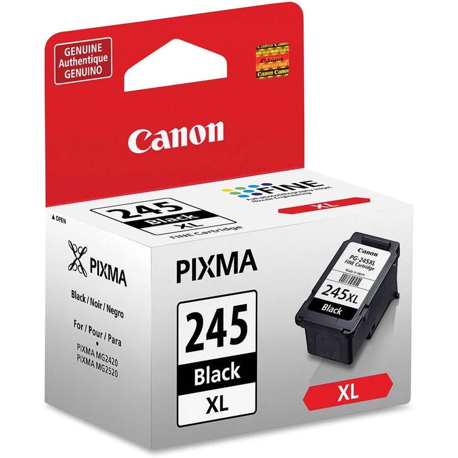 Canon PG-245XL Original High Yield Inkjet Ink Cartridge - Black - 1 Each - Inkjet - High Yield - Black - 1 Each