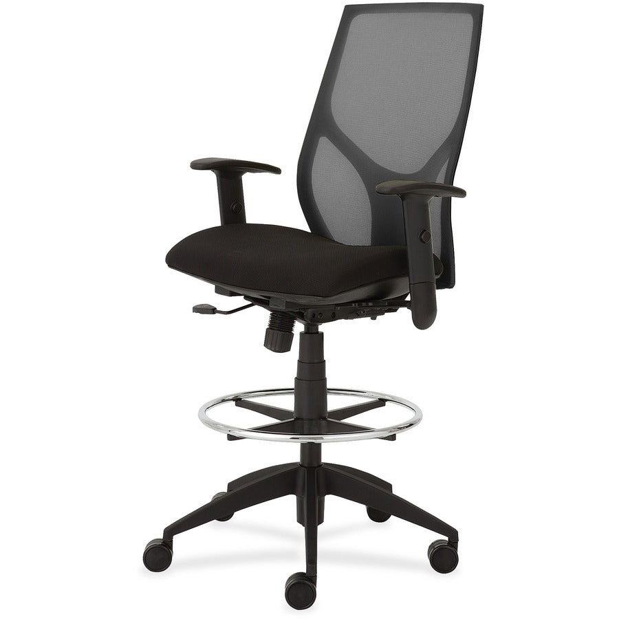 9 to 5 Seating Vault 1468 Task Stool - Black Seat Color - 5-star Base - 1 Each