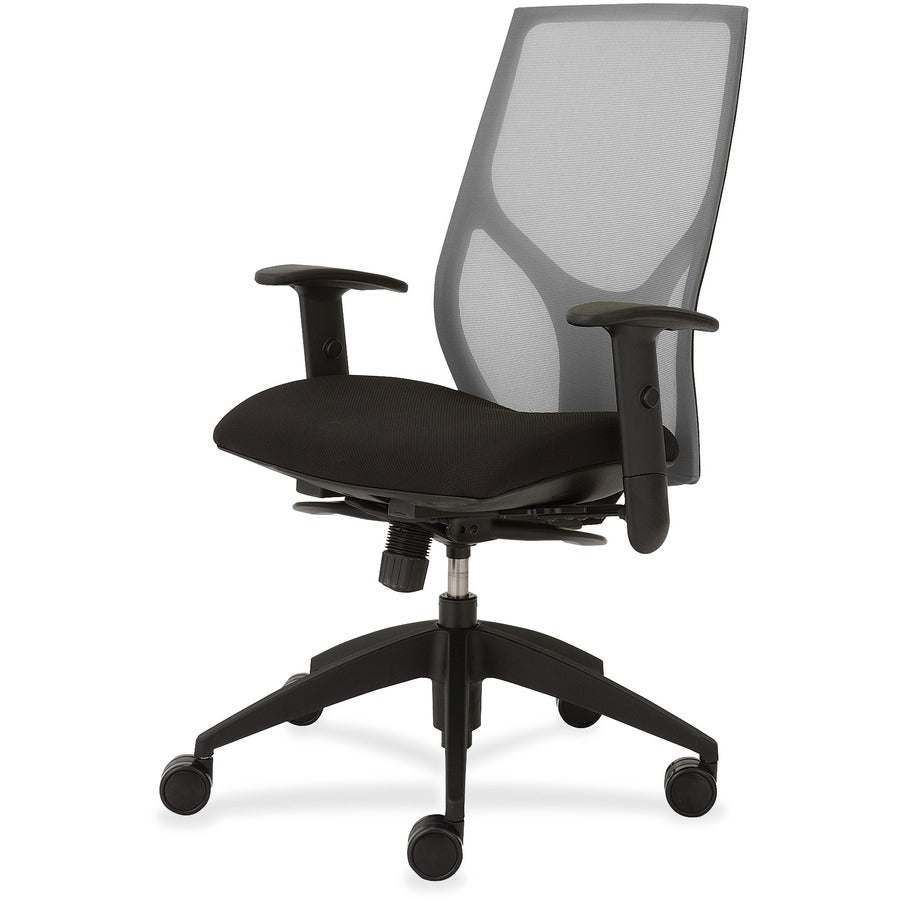 9 to 5 Seating Vault 1460 Task Chair - Onyx Seat Color - Gray Back Color - 5-star Base - 1 Each