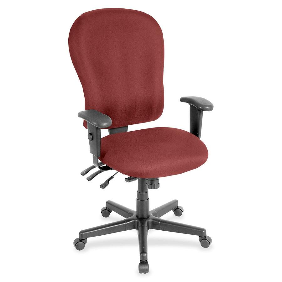 Eurotech 4x4 XL FM4080 High Back - Tulip Seat Color - Fabric Seat Material - Tulip Back Color - Fabric Back Material - 5-star Base - Shire Tulip - 1 Each