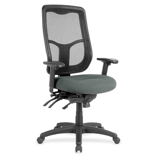 Eurotech Apollo MFHB9SL Executive Chair - Fog Seat Color - Fabric Seat Material - 5-star Base - Expo Fog - 1 Each