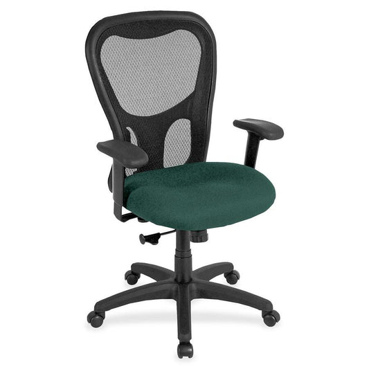 Eurotech Apollo MM9500 Highback Executive Chair - Chive Seat Color - Fabric Seat Material - 5-star Base - Forte Chive - 1 Each