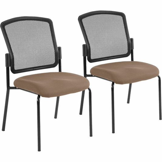 Eurotech Dakota 2 7014 Guest Chair - Malted Seat Color - Fabric Seat Material - Steel Frame Material - Four-legged Base - Fuse Malted - 2 / Carton