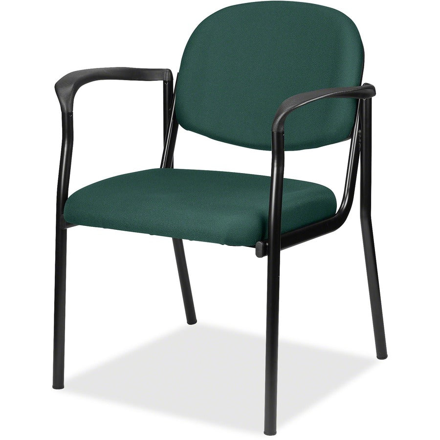 Eurotech Dakota 8011 Guest Chair - Chive Seat Color - Fabric Seat Material - Chive Back Color - Fabric Back Material - Steel Frame Material - Four-legged Base - Forte Chive - 1 Each