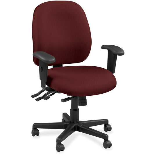 Eurotech 4x4 49802A Task Chair - Port Seat Color - Leather Seat Material - Port Back Color - Leather Back Material - 5-star Base - Forte Port - 1 Each