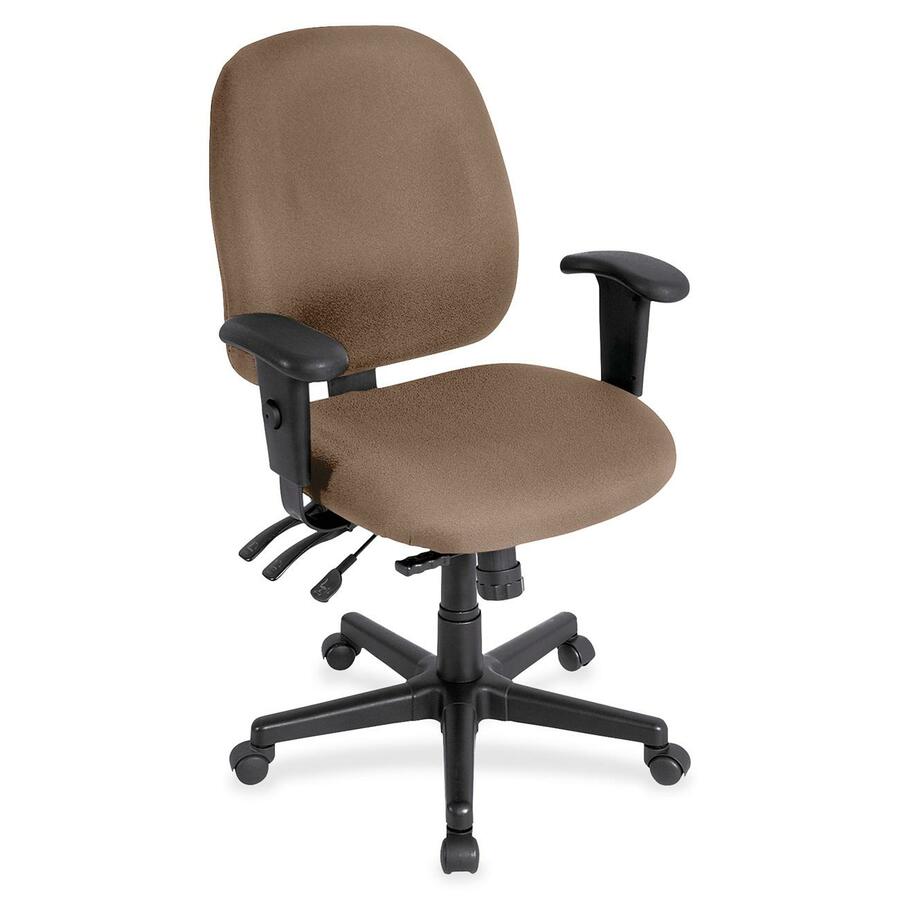 Eurotech 4x4 Task Chair - Malted Seat Color - Fabric Seat Material - Malted Back Color - Fabric Back Material - 5-star Base - Fuse Malted - 1 Each