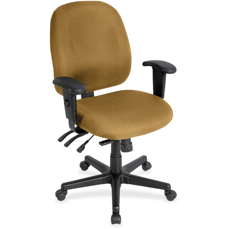 Eurotech 4x4 498SL Task Chair - Nugget Seat Color - Fabric Seat Material - Nugget Back Color - Fabric Back Material - 5-star Base - Canyon Nugget - 1 Each
