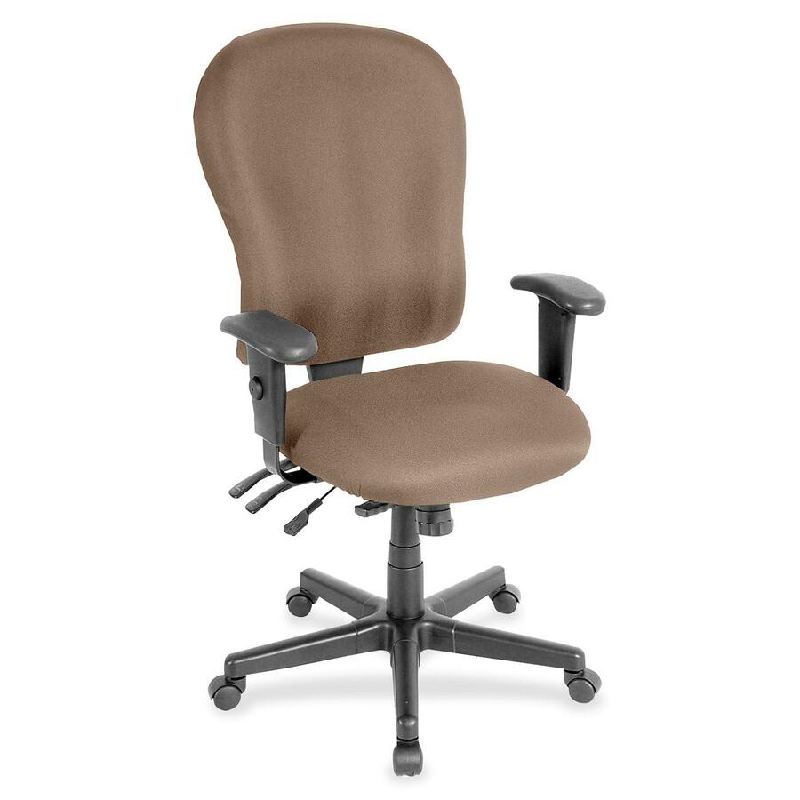 Eurotech 4x4 XL FM4080 High Back - Malted Seat Color - Fabric Seat Material - Malted Back Color - Fabric Back Material - 5-star Base - Fuse Malted - 1 Each