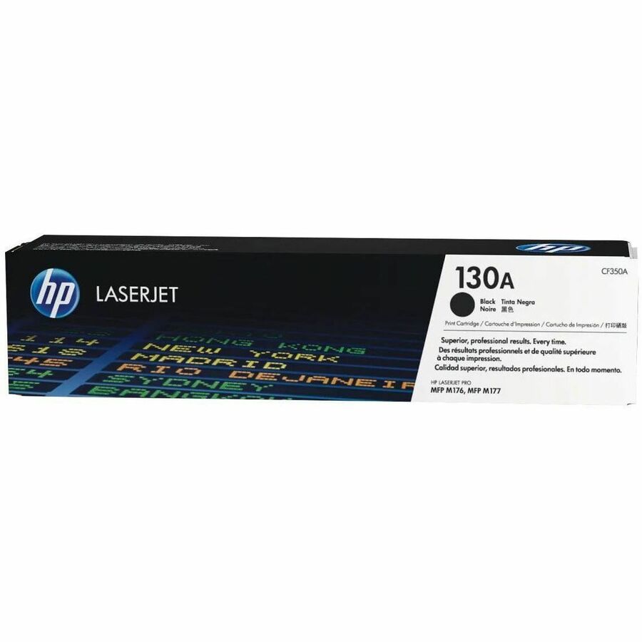 HP 130A Original Laser Toner Cartridge - Black - 1 Each - 1300 Pages