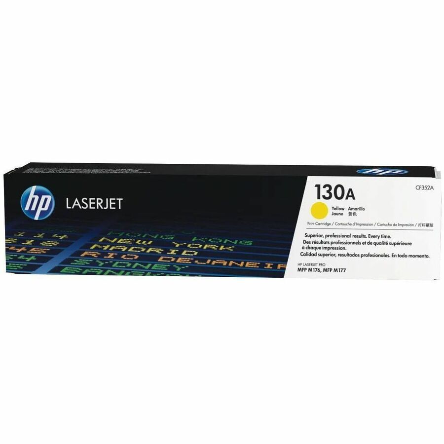 HP 130A Original Laser Toner Cartridge - Yellow - 1 Each - 1000 Pages