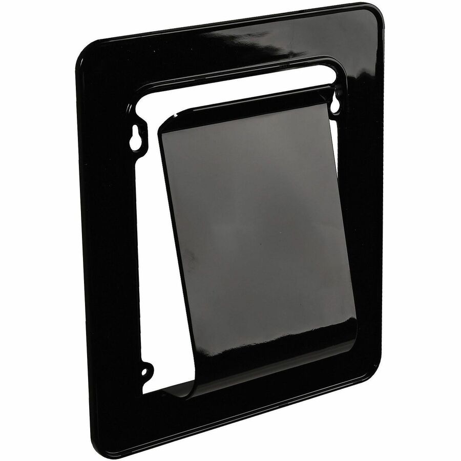 Deflecto Stand-Tall Wall File - 10.63" Height x 9.25" Width x 1.75" Depth - Break Resistant - Black - 1 Each