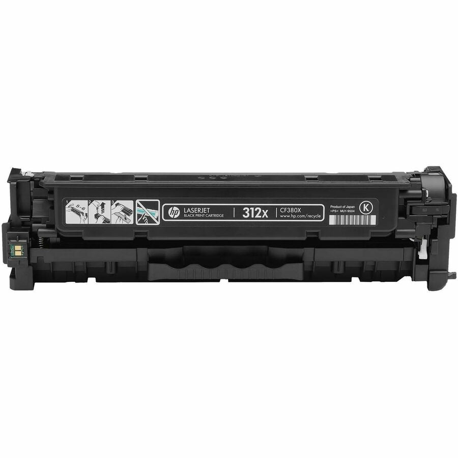 HP 312X (CF380X) Original Laser Toner Cartridge - Single Pack - Black - 1 Each - 4400 Pages