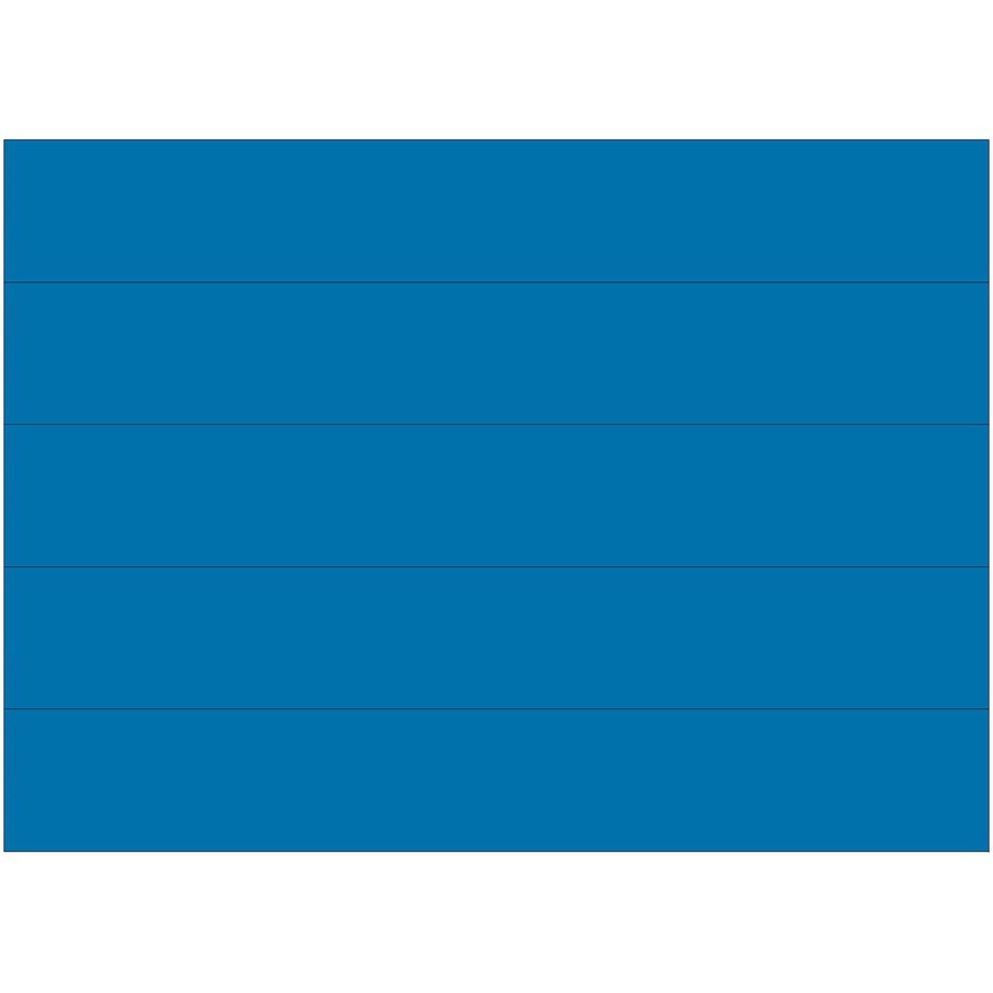 MasterVision 6" Magnetic Dry Erase Strips - 0.88" Length x 6" Width - Blue - For Board, Color Coding - 1 Pack