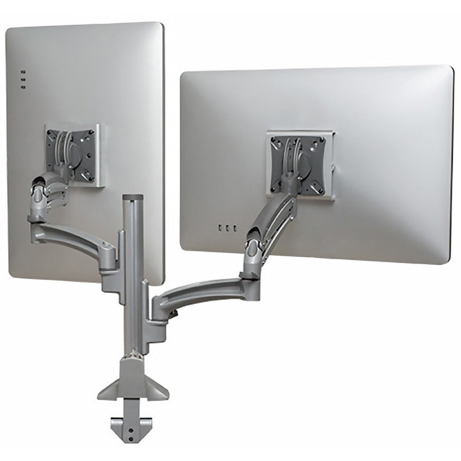 Chief Kontour K1C220SXRH Desk Mount for Flat Panel Display - Silver - Height Adjustable - 10" to 30" Screen Support - 22 lb Load Capacity - Aluminum - 1 Each