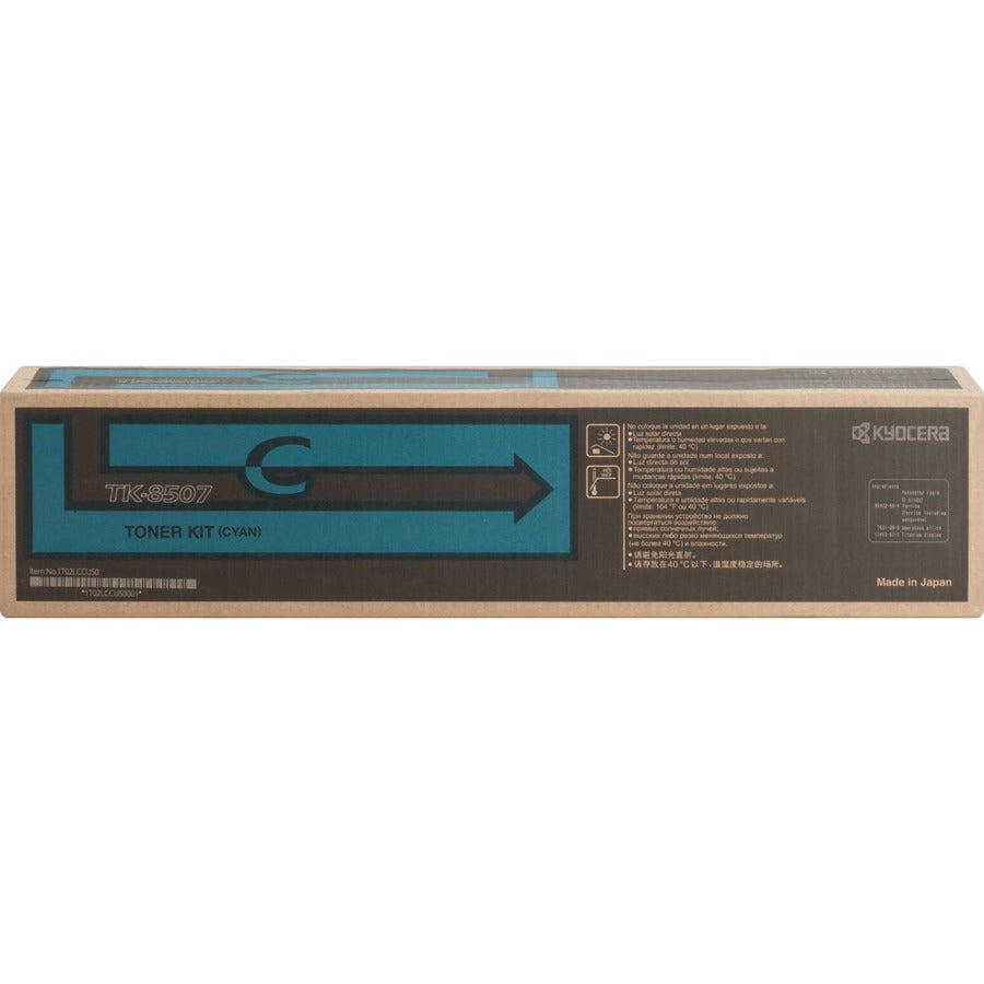 Kyocera TK-8507C Original Laser Toner Cartridge - Cyan - 1 Each - 20000 Pages