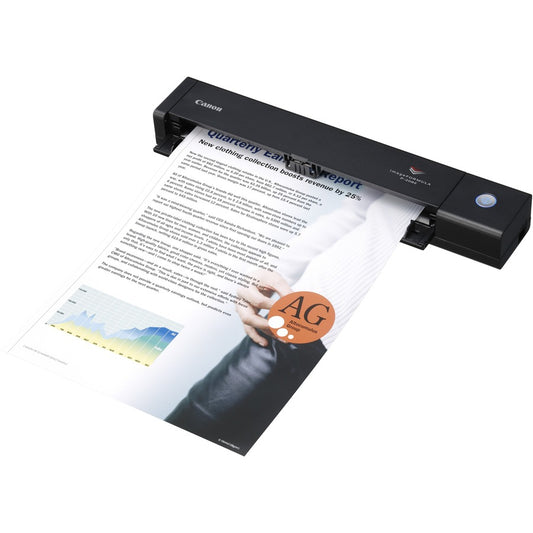 Canon imageFORMULA P-208II Scan-tini Handheld Scanner - 600 dpi Optical - 24-bit Color - 8-bit Grayscale - 8 ppm (Mono) - 8 ppm (Color) - Duplex Scanning - USB