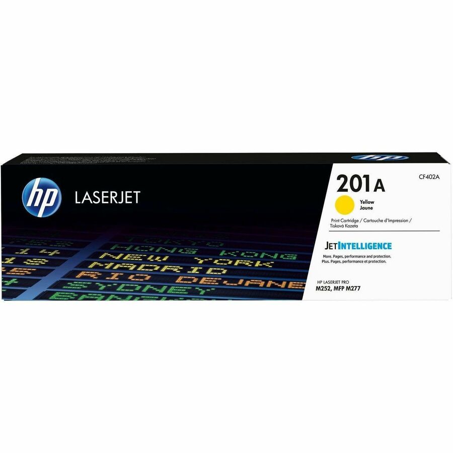 HP 201A Original Laser Toner Cartridge - Yellow - 1 Each - 1400 Pages