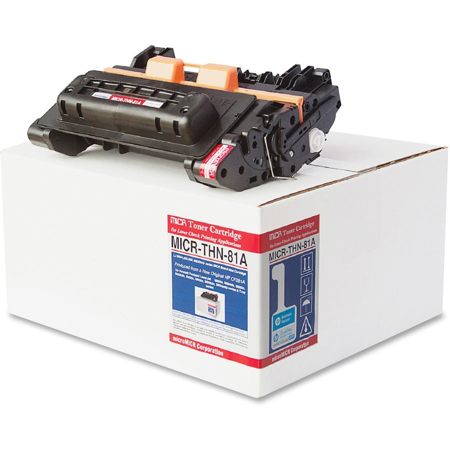 microMICR MICR Standard Yield Laser Toner Cartridge CF281A - Black - 1 Each - 10500 Pages