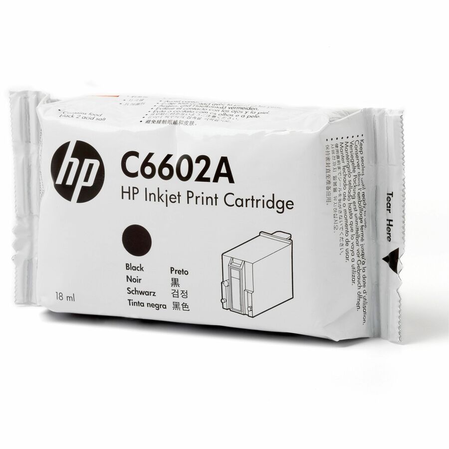 HP (C6602A) Original High Yield Inkjet Ink Cartridge - Black - 1 Each - 18 mL - 7000000 Characters