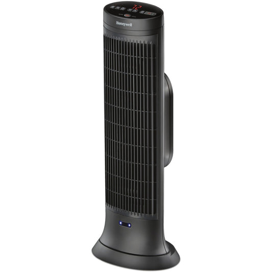 Honeywell Motion Sensor Ceramic Heater - Ceramic - 1500 W - 2 x Heat Settings - Timer - 1500 W - Oscillation - Indoor - Tower - Dark Gray