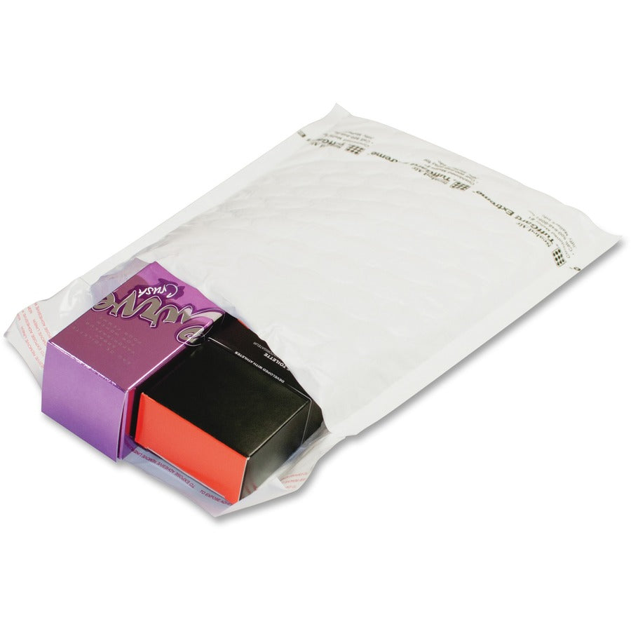 Jiffy Mailer Tuffgard Extreme No. 7 Mailers - Bubble - #7 - 14 1/4" Width x 20" Length - Self-adhesive Seal - White - 25 / Carton