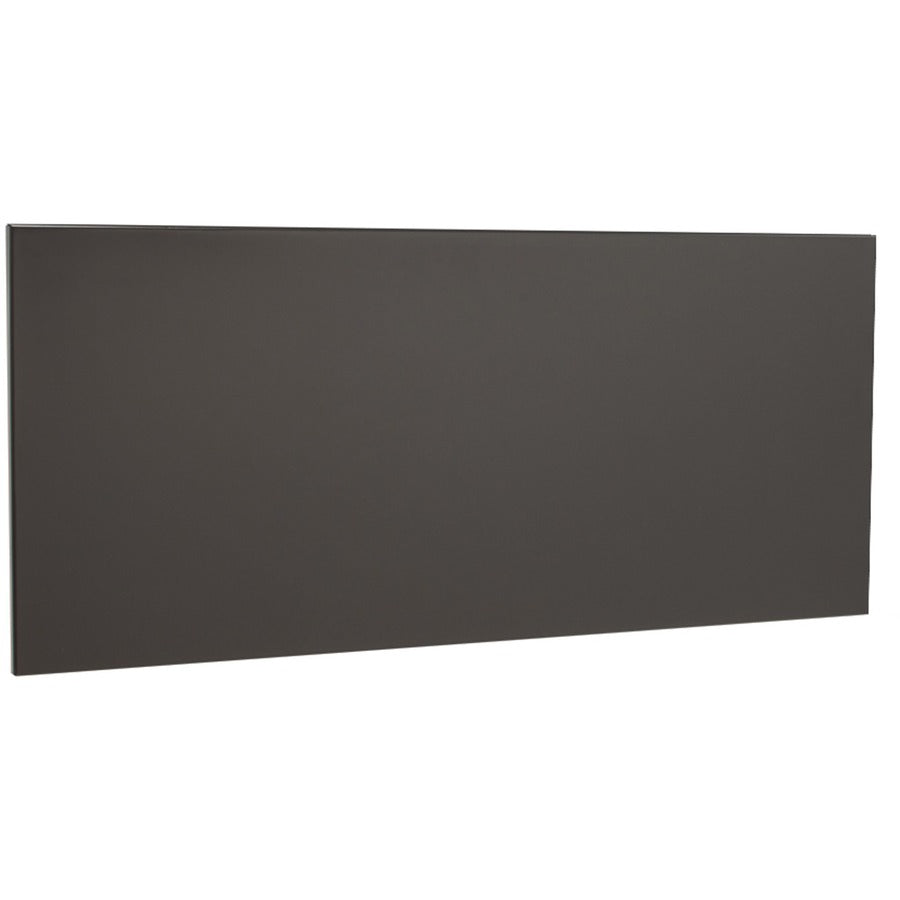 Lorell Fortress Modular Series Stack-On Hutch Door Kit - 48" Width - Lockable, Reinforced - Steel - Charcoal - 1 Each