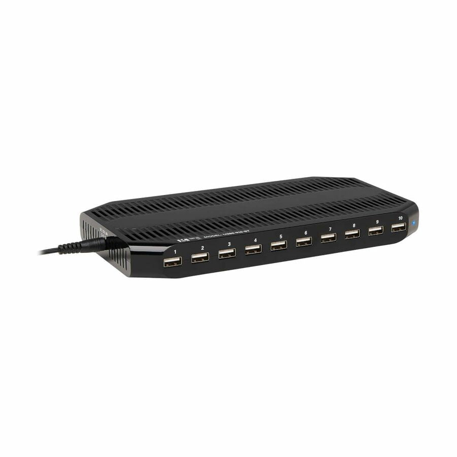 Tripp Lite series 10-Port USB Charger with Built-In Storage - 12 V DC Input - 5 V DC Output - 2.40 A - 1 Each