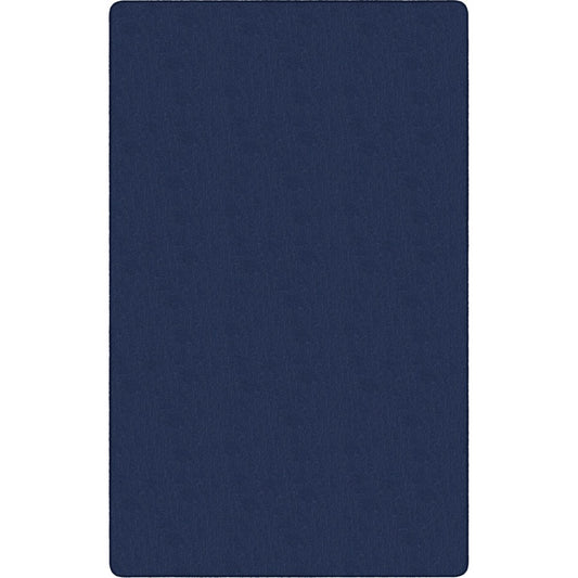Flagship Carpets Classic Solid Color 9' Rectangle Rug - Floor Rug - Classic, Traditional - 108" Length x 72" Width - Rectangle - Navy - Nylon