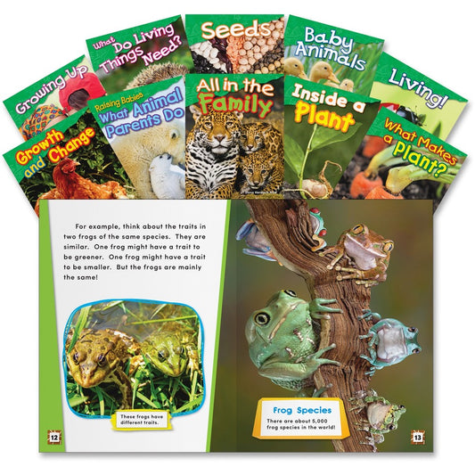 Shell Education K & 1st Grade Life Science Books Printed Book - Shell Educational Publishing Publication - Book - Grade K-1 - 10/Set