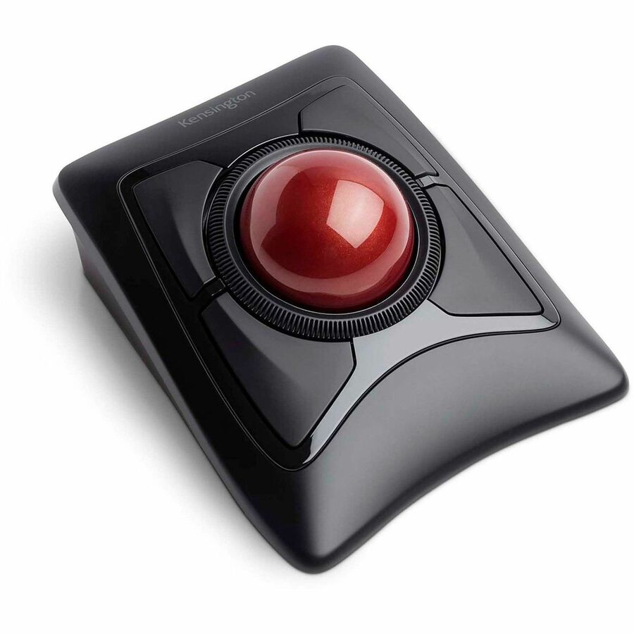 Kensington Expert Mouse&reg, Wireless Trackball - DiamondEye - Wireless - Bluetooth/Radio Frequency - Black - USB - Scroll Ring - 4 Button(s) - Symmetrical - 1 Each