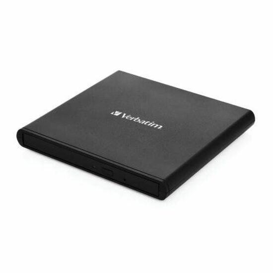 Verbatim DVD-Writer - External - 1 Each - DVD± R/± RW Support - 24x CD Rewrite - 8x DVD Rewrite - M-DISC Ready - Double-layer Media Supported
