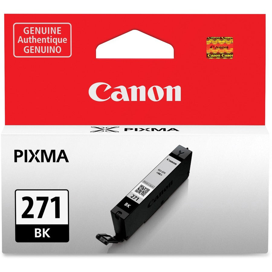 Canon CLI-271 Original Inkjet Ink Cartridge - Black - 1 Each - Inkjet - Black - 1 Each