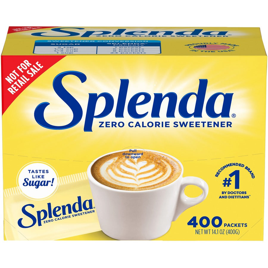 Splenda Single-serve Sweetener Packets - 0.035 oz (1 g) - Artificial Sweetener - 1 Box