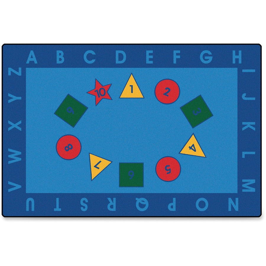 Carpets for Kids&reg, KID$Value Rugs™, Early Learning Rug - 12 ft Length x 96" Width - Rectangle - Assorted